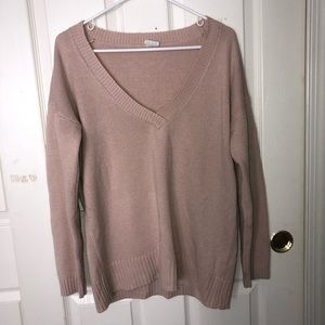 Pink oversized sweater